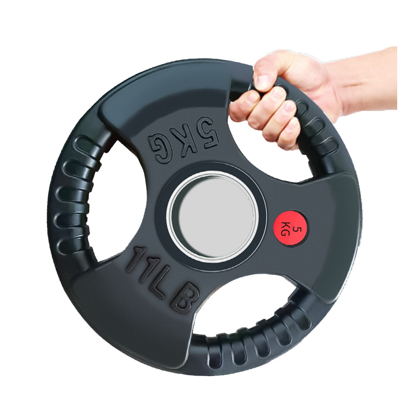 Three-hole Barbell Plates